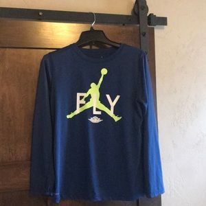 Jordan long sleeve dry fit shirt
